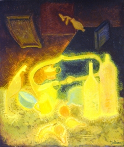 1973 Natura-morta-con-forme-spirituali-ol.tl_.-cm.60x70