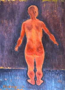 1973 Studio-per-un-nudo-maschile-visto-di-schiena-ol.tl_.-cm.45x60