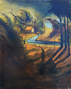 1971 'Sera di vento' ol.tl.cm. 40x50