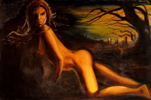 1972 Creatura della notte ol.tl . cm.60x90 1972 