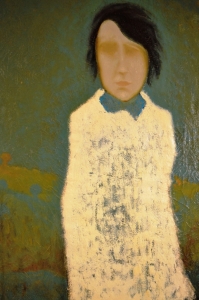 1972 Fantasma con tunica bianca ol.tl . cm.60x80 1972 