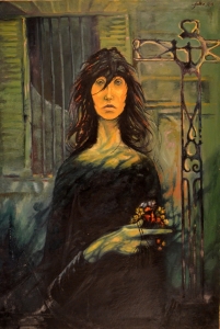 1972 La visita ol.tl . cm.70x100 1972 