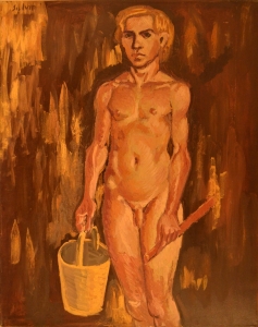 1974-Ragazzo-nudo-con-secchiello-ol.t.l-cm.80x100-1974-