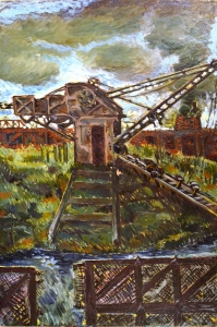 1975-La-draga-abbandonata-nei-pressi-della-vecchia-fornace-ol.tl_.-cm.60x90-1975-