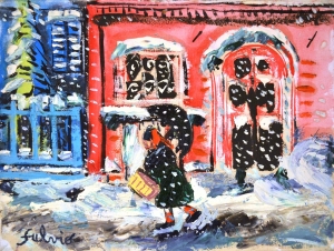 1977-Dalla-vetrina-del-mio-negozio-ol.tl_.-cm.30x40-1977-