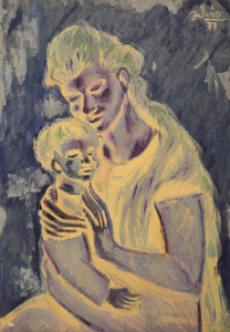 1977-Maternità-al-negativo-ol.tl_.-cm.50x70-1977-