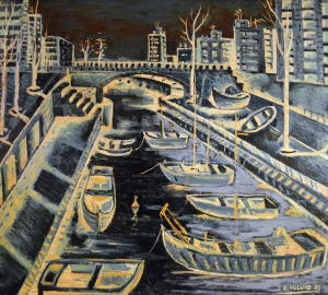 1977-Veduta-del-canale-di-Riccione-ol.tl_.-cm.90x100-1977-