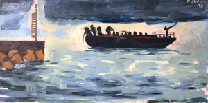 1978-La-draga-al-lavoro-nel-canale-ol.tl_.-cm.40x80-1978-