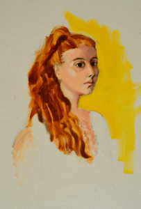 1980 'Ritratto di Orietta' ol.tl. cm.60x80 - Copia