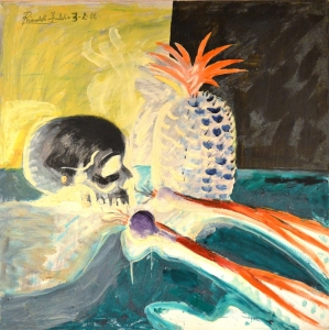 1982-Natura-morta-con-ananas-e-teschio-ol.tl_.-cm.70x80-3-2-82-