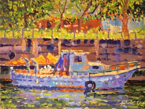 1984-Peschereccio-nel-molo-ol.tl_.-cm.30x40-1984-