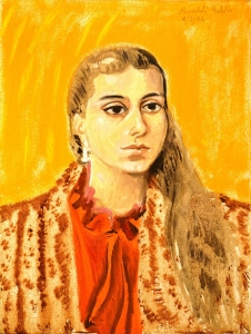 1984-Ritratto-di-Orietta-con-camicia-rossa-ol.tl_.-cm.30x40-1-3-84-