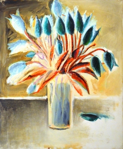 1984-Tulipani-in-un-vaso-di-vetro-ol.tl_.-cm.50x60-26-4-84-