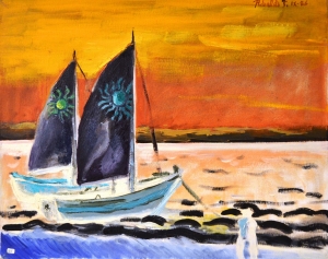 1986-Due-barche-a-vela-ol.tl_.-cm.30x40-9-86-