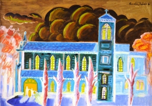 1986-La-chiesa-di-S.-Lorenzo-ol.tl_.-cm.50x70-1986-