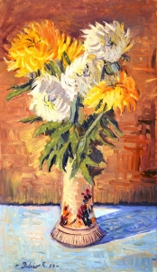 1987-Crisantemi-in-un-vaso-ol.tl_.-cm.40x70-1987-