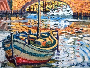 1987-La-barca-di-‘Uberto’-ol.tl_.su-cartone-cm.20x30-1987-