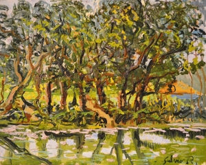 1987-Lungo-il-fiume-ol.tl_.su-cart.-cm.24x30-1987-