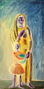 1987-Mamma-e-figlia-con-in-mano-una-palla-ol.tl_.-cvm.40x80-1-87-