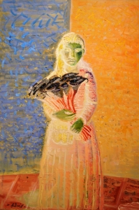 1987-Ragazza-con-mazzo-di-calle-ol.tl_.-cm.60x90-1987-