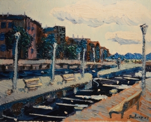 1987-Veduta-del-molo-di-Riccione-verso-monte-ol.tl_.-cm.30x40-1987-