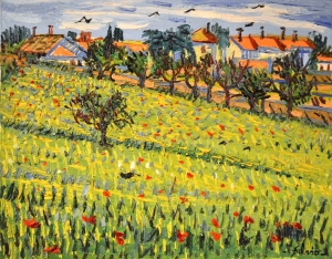 1988-Campo-d’orzo-verde-ol.tl_.-cm.40x50-1988-