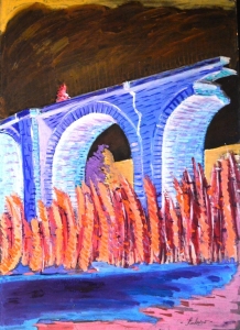 1988-Il-doppio-ponte-particolare-tecnica-mista-so-carta-cm.80x120-1988-