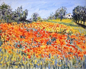 1989-Campo-di-papaveri-ol.tl_..su-mas.-cm.40x50-7-89-
