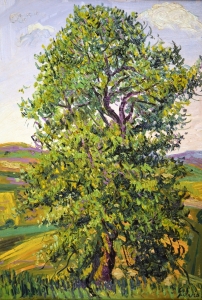 1989-Il-vecchio-castagno-ol.mas_.-cm.50x70-1989-