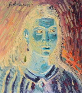 1989-Ritratto-femminile-con-orecchino-ol.tl_.su-mas.-cm.35x40-5-10-89-