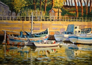 1990-Barche-nel-molo-di-Riccione-ol.tl_.-cm.50x70-1990-2