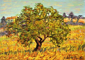 1990-Il-mandorlo-verde-ol.tl_.-cm.18x24-1990-