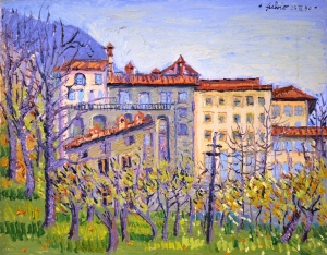 1990-Il-monastero-di-Camaldoli-ol.t.l-cm.40x40-25-4-90-