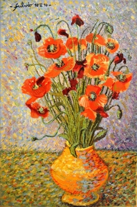 1990-Papaveri-in-un-vaso-ol.tl_.-cm.40x60-16-5-90-