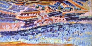 1991-Campi-coltivati-sotto-il-sole-di-luglio-ol.tl_.-cm.50x100-16-7-91-