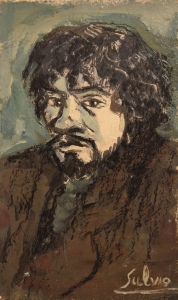 1992-Autoritratto-ol.carb_.su-trucciolare-cm.18x31-1992-