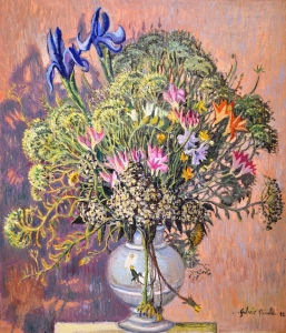 1992-Vaso-di-Murano-con-fiori-di-campo-e-iris-ol.tl_.-cm.60x70-1992-