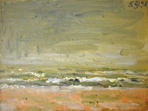 1996-Il-mare-in-una-giornata-di-nebbia-ol.su-cartone-telato-cm.30x40-1996-