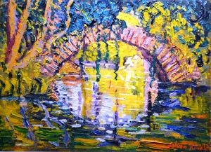 1999-Il-vecchio-ponte-romano-di-Riccione-ol.mas_.-cm.25x35-1999-