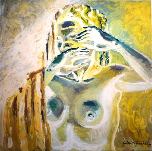 2000-Donna-abbagliata-ol.tl_.-cm.70x70-2000-