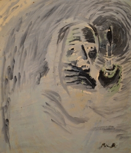 2001-Vecchia-con-una-candela-in-mano-la-speranza-smalto-su-formica-cm.50x60-2001-