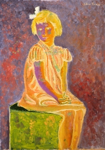 1992 Bambina-in-posa-ol.tl_.-cm.50x70