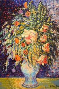 2002-Rosepapaveri-e-erbe-di-campoin-un-vaso-azzurro-ol.tl_.-cm.60x80-2002-