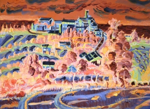 2004-Veduta-di-S.-Clemente-da-Cevolabbate-ol.tl_.-cm.60x80-2004-