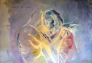 2005-L’abbraccio-ol.tl_.-cm.70x100-2005-