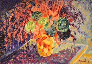 2006-Rose-rosse-nel-vaso-blù-ol.tl_.-cm.50x70-2006-