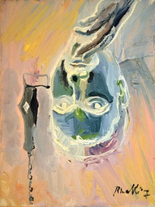 2007-Autoritratto-alla-luce-di-una-‘lumma’seconda-versione-ol.tl_.-cm.30x40-2007-