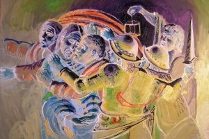 2010-Il-tradimento-di-Giuda-copia-da-Caravaggio-ol.tl_.-cm.60x80-