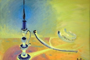 2010-Ossa-illuminate-dalla-luce-di-una-candela-ol.mas_.-cm.45x65-2010-