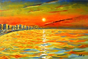 2013-Il-mare-al-tramonto-ol.tl_.-cm.40x60-2013-